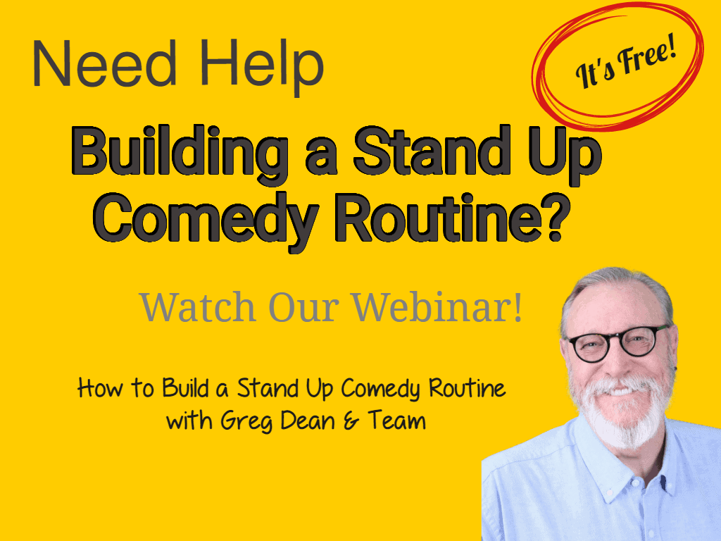 How to Build a Stand Up Comedy Routine Free Webinar