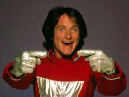 act out funny characters robin williams as Mork