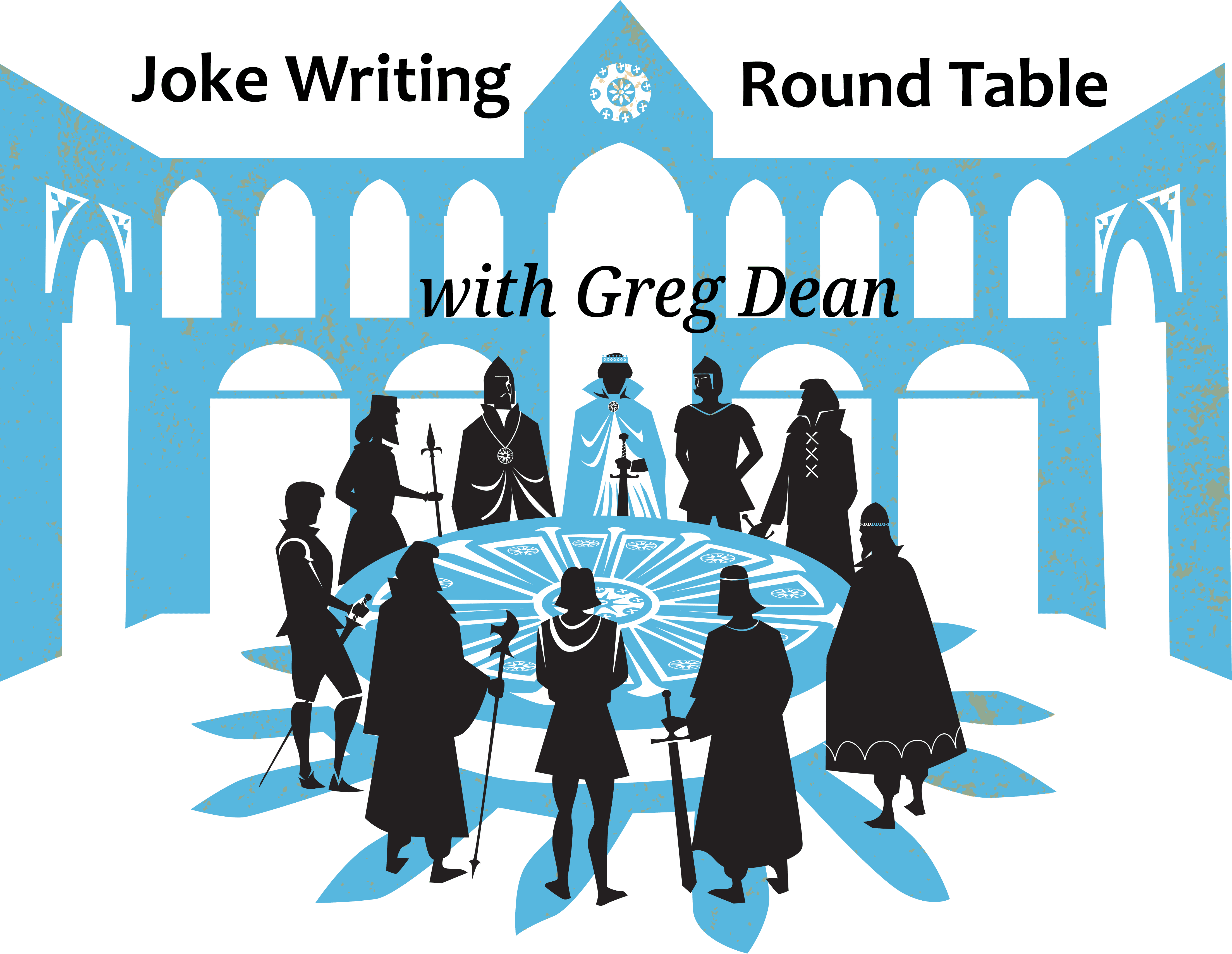 Joke Writing Square Table