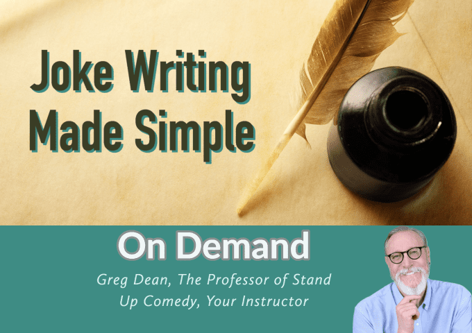 joke writing made simple on demand comedy course